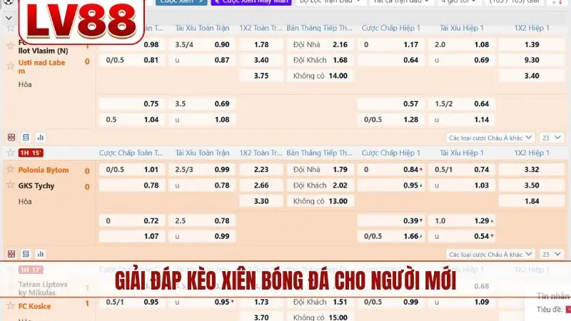 Giải đáp kèo xiên bóng đá cho người mới
